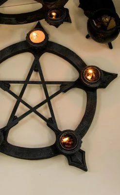 Homewares Pentagram Tealight Centrepiece