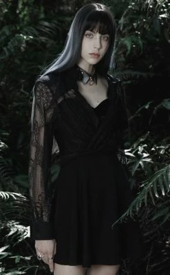 Punk Rave Perdita Lace Overshirt Clothing