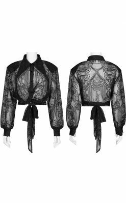 Punk Rave Perdita Lace Overshirt Clothing