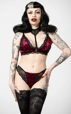 Killstar Pin Stuck Bra | Blood Clothing