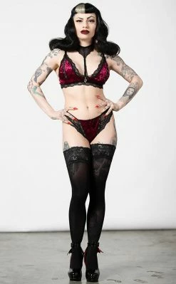 Killstar Pin Stuck Bra | Blood Clothing