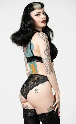 Killstar Pin Stuck Panty | Black Clothing