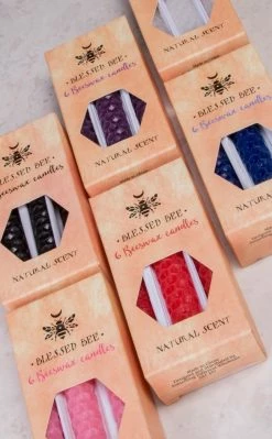 Pink Beeswax Friendship Spell Candles Witchcraft