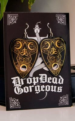 Drop Dead Gorgeous Planchette Holo Earrings Jewellery