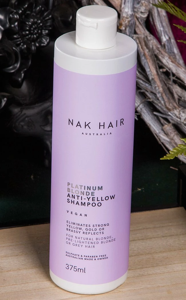 NAK Beauty Platinum Blonde Shampoo 4 NAK Beauty Platinum Blonde Shampoo