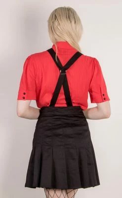 Banned Apparel Clothing Pleated Dark Dreams Skirt