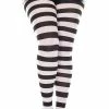 Music Legs Plus Size Burton Wide Stripe Pantyhose | Choose Colour Clothing