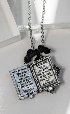 Alchemy Gothic Poe's Raven Locket