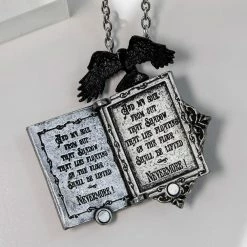 Alchemy Gothic Poe's Raven Locket