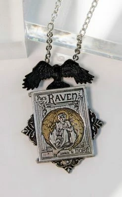 Alchemy Gothic Poe's Raven Locket