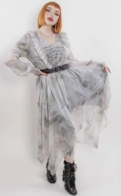 Punk Rave Poetry In Motion Chiffon Dress