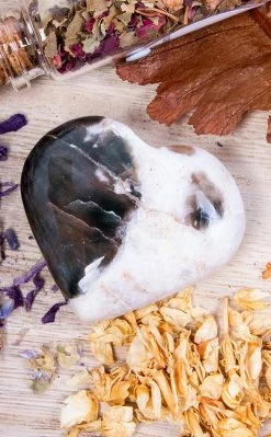 Crystals Polarity Moonstone Heart | Rare