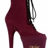 Pleaser Pole Shoe Protectors | Burgundy Lycra