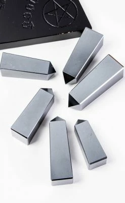 Crystals Witchcraft Polished Point | Hematite