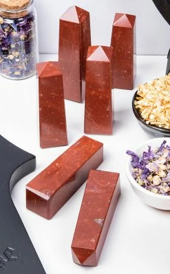 Crystals Polished Point | Red Jasper