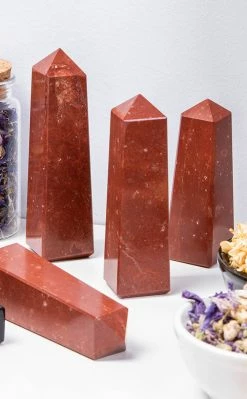 Crystals Polished Point | Red Jasper