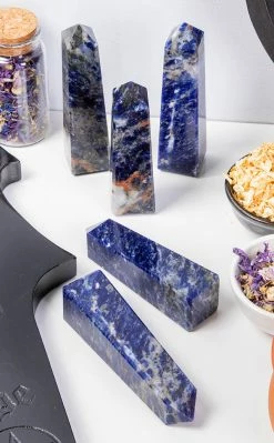 Crystals Witchcraft Polished Point | Sodalite