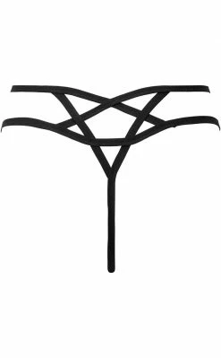 Killstar Possess Me Fishnet Panty | Black