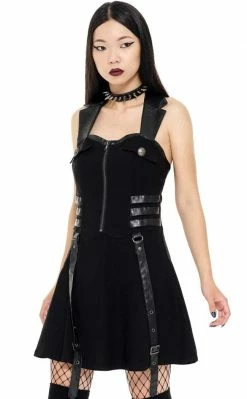 Killstar Clothing Psy-Ops Halter Dress