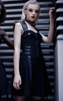 Killstar Clothing Psy-Ops Halter Dress