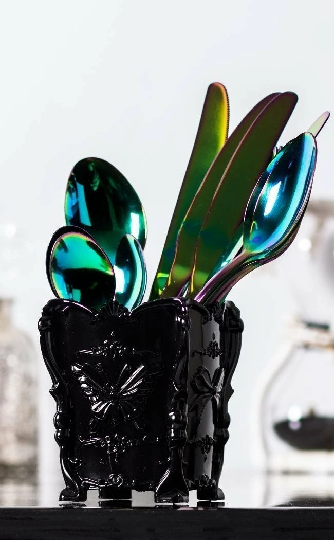 The Haunted Mansion Home & Gifts Psychedelic Supper Cutlery Set 6 The Haunted Mansion Home & Gifts Psychedelic Supper Cutlery Set