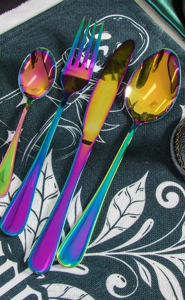 The Haunted Mansion Home & Gifts Psychedelic Supper Cutlery Set 3 The Haunted Mansion Home & Gifts Psychedelic Supper Cutlery Set