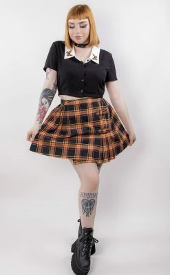 Black Friday Pumpkin Tartan Skirt Clothing 11 Black Friday Pumpkin Tartan Skirt Clothing