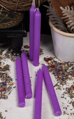 Purple Candles | 6 Or 12 Pack Home Decor