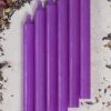 Purple Candles | 6 Or 12 Pack Home Decor