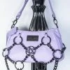 BlackCraft New Arrivals Purple Pentagram Chain Top Handle Bag 1 BlackCraft New Arrivals Purple Pentagram Chain Top Handle Bag