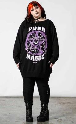 Killstar Purr Magic Knit Sweater