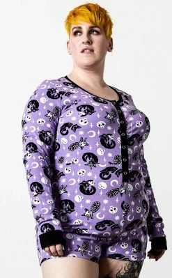 Killstar Purr Off Playsuit | Plum Clothing 13 Killstar Purr Off Playsuit | Plum Clothing