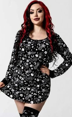 Killstar Purr Off Sleep Dress | Black