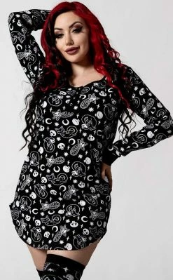 Killstar Purr Off Sleep Dress | Black