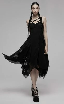 Punk Rave Clothing Pyre Proof Slip Dress