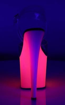 Pleaser RAINBOW-708UV Clr/Neon Multi Heels Pole Shoes