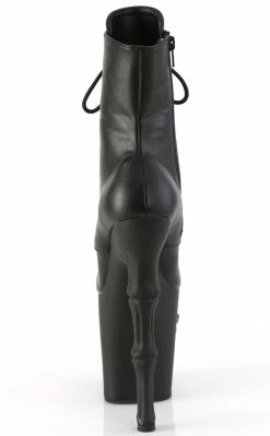 Pleaser RAPTURE-1020 Black Matte Skull Boots 10 Pleaser RAPTURE-1020 Black Matte Skull Boots