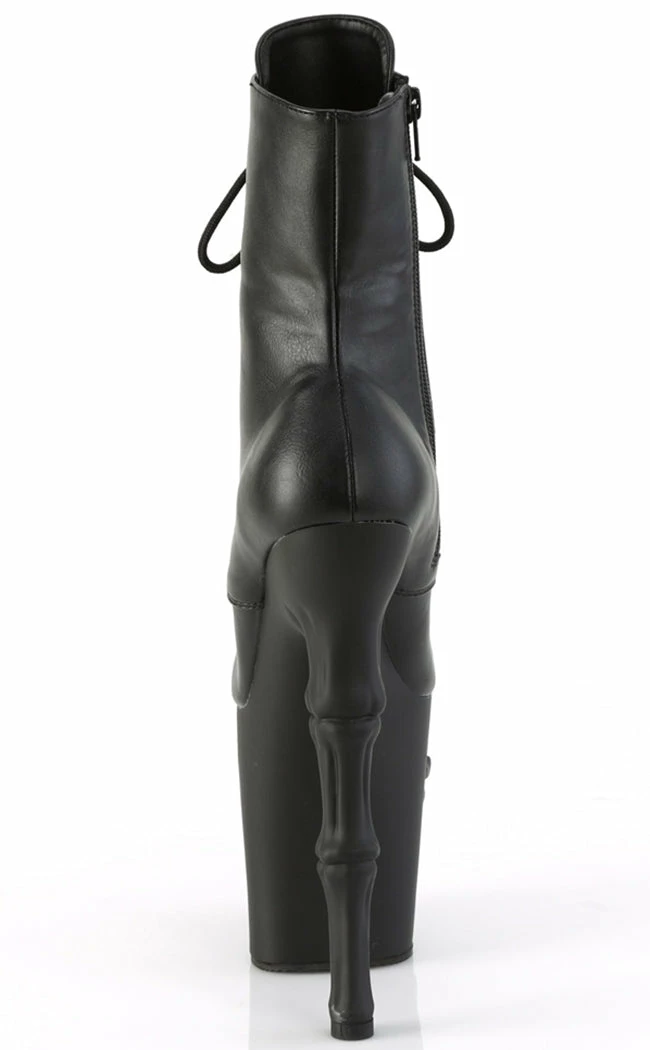 Pleaser RAPTURE-1020 Black Matte Skull Boots 6 Pleaser RAPTURE-1020 Black Matte Skull Boots