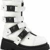 Demonia RENEGADE-55 White Vegan Leather Combat Ankle Boots Shoes 1 Demonia RENEGADE-55 White Vegan Leather Combat Ankle Boots Shoes