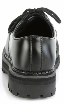 Demonia RIOT-03 Black Leather Steel Toe Oxford Shoes 10 Demonia RIOT-03 Black Leather Steel Toe Oxford Shoes