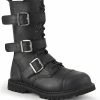 Demonia RIOT-12BK Black Vegan Leather Combat Ankle Boots Shoes 1 Demonia RIOT-12BK Black Vegan Leather Combat Ankle Boots Shoes