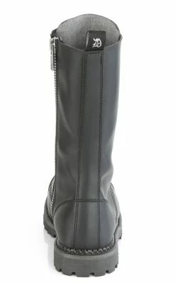 Demonia Shoes RIOT-14 Black Vegan Leather Combat Boots 10 Demonia Shoes RIOT-14 Black Vegan Leather Combat Boots