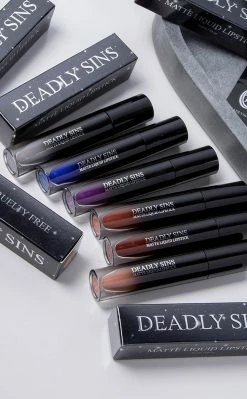Deadly Sins Cosmetics RIP Matte Liquid Lipstick Beauty 10 Deadly Sins Cosmetics RIP Matte Liquid Lipstick Beauty