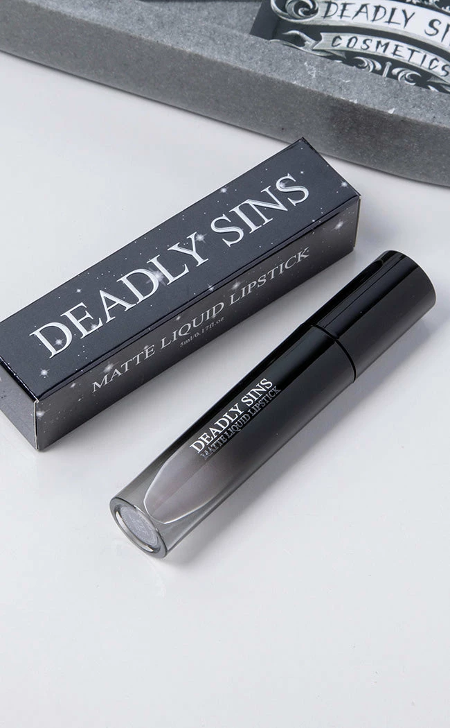 Deadly Sins Cosmetics RIP Matte Liquid Lipstick Beauty 7 Deadly Sins Cosmetics RIP Matte Liquid Lipstick Beauty