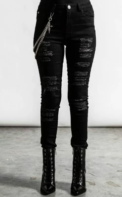 Killstar RIP Slash Jeans