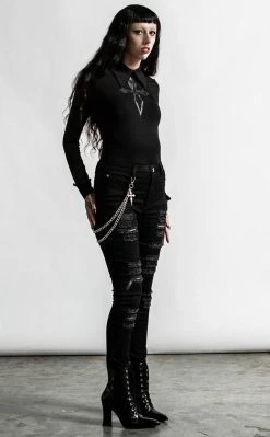 Killstar RIP Slash Jeans