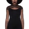Killstar Clothing Ramona Cap Sleeve Top 2 Killstar Clothing Ramona Cap Sleeve Top