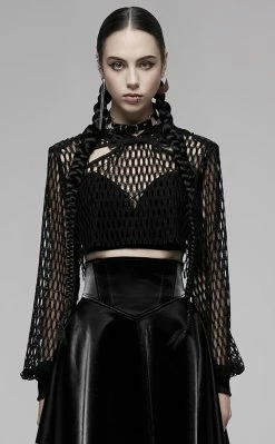 Punk Rave Clothing Rapture Mesh Pullover 14 Punk Rave Clothing Rapture Mesh Pullover
