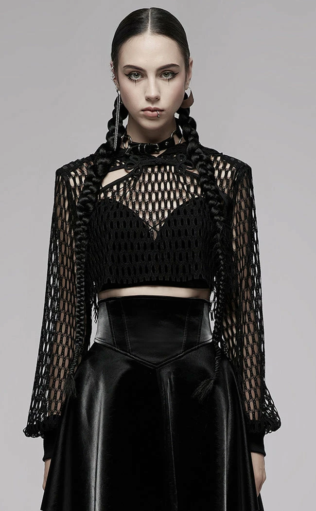 Punk Rave Clothing Rapture Mesh Pullover 6 Punk Rave Clothing Rapture Mesh Pullover