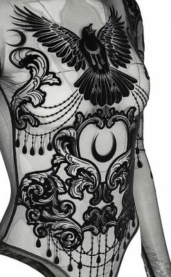 Restyle Clothing Raven Mesh Bodysuit